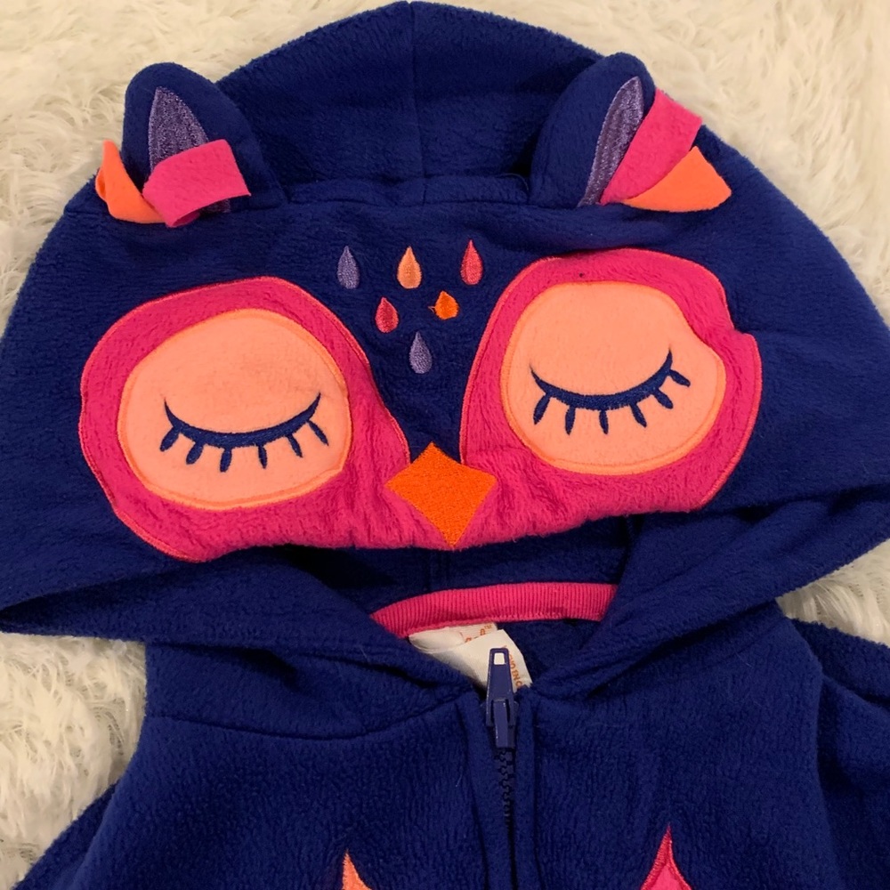 Cat & Jack footless owl onesie